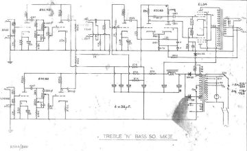 Selmer-Treble n Basss ;Mk3 50W-1972.Amp preview